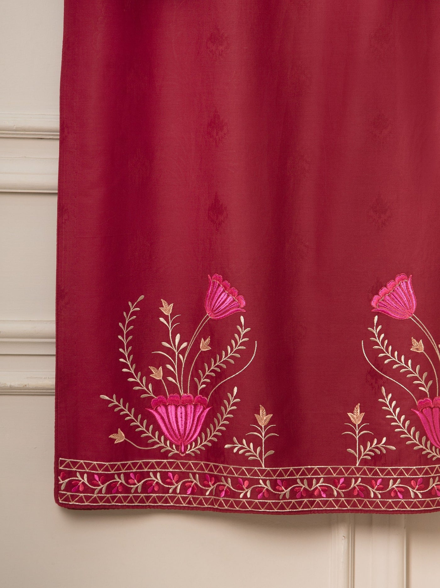 2 Piece - Embroidered Jacquard Suit