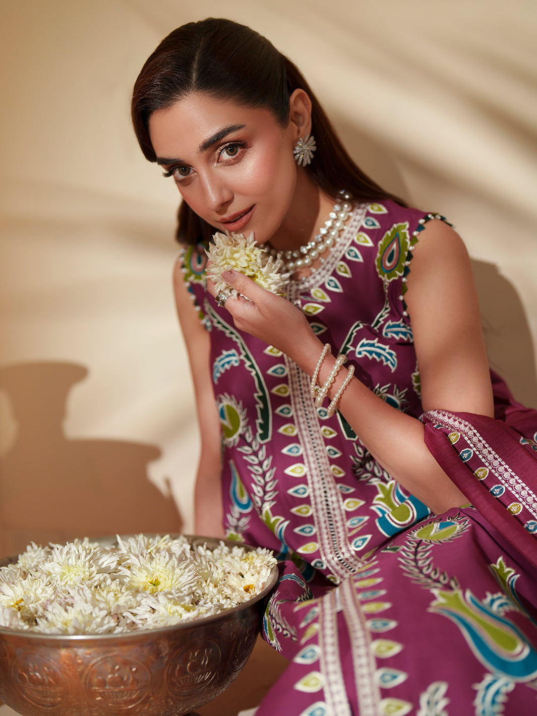 Mashriq 3 PC Luxury Lawn