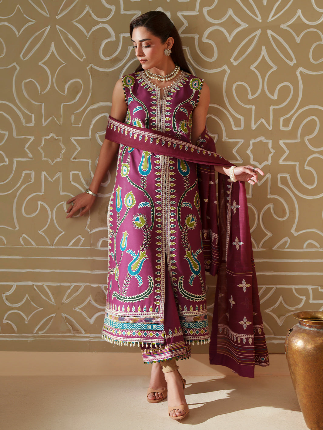 Mashriq 3 PC Luxury Lawn