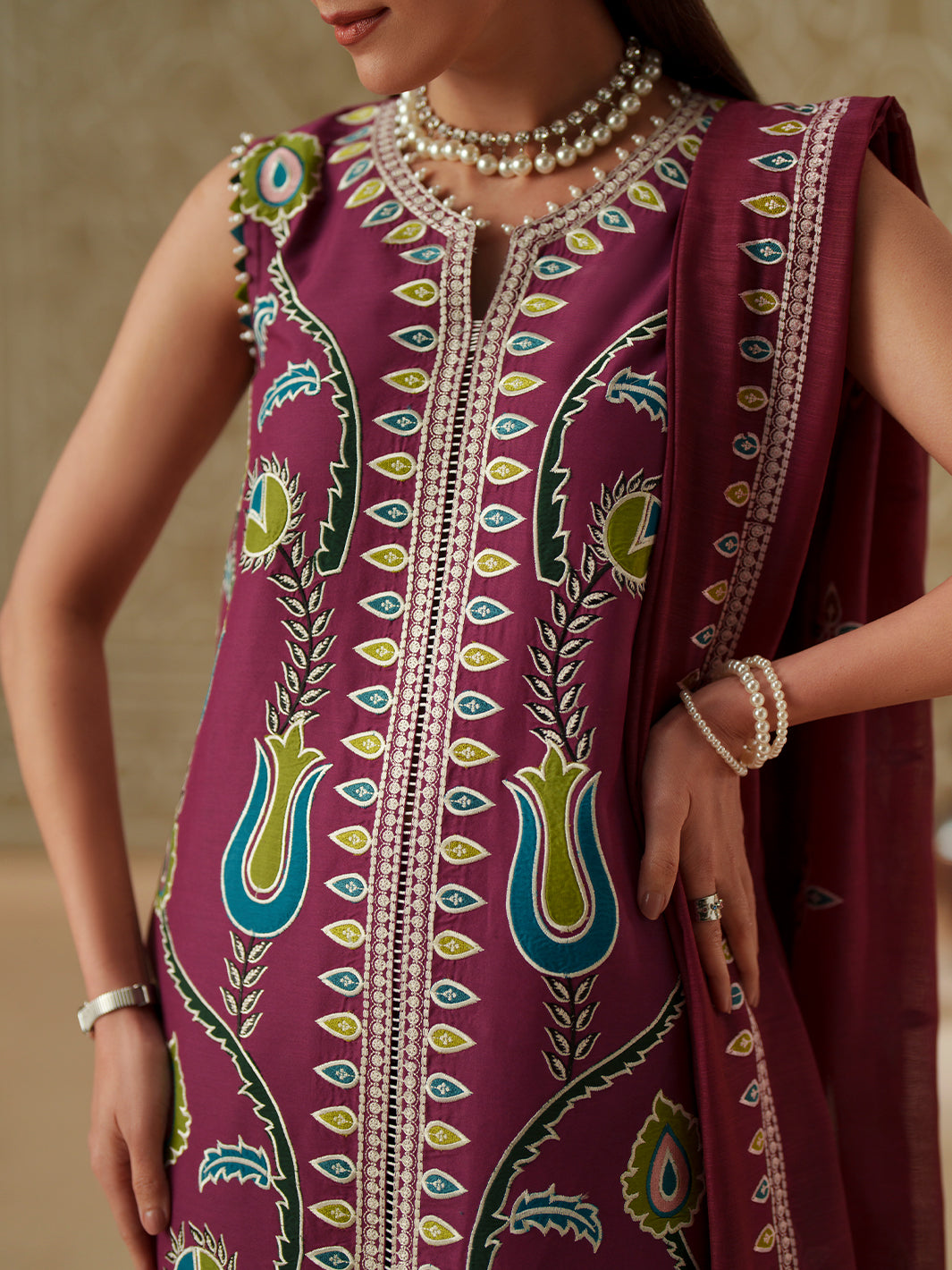 Mashriq 3 PC Luxury Lawn