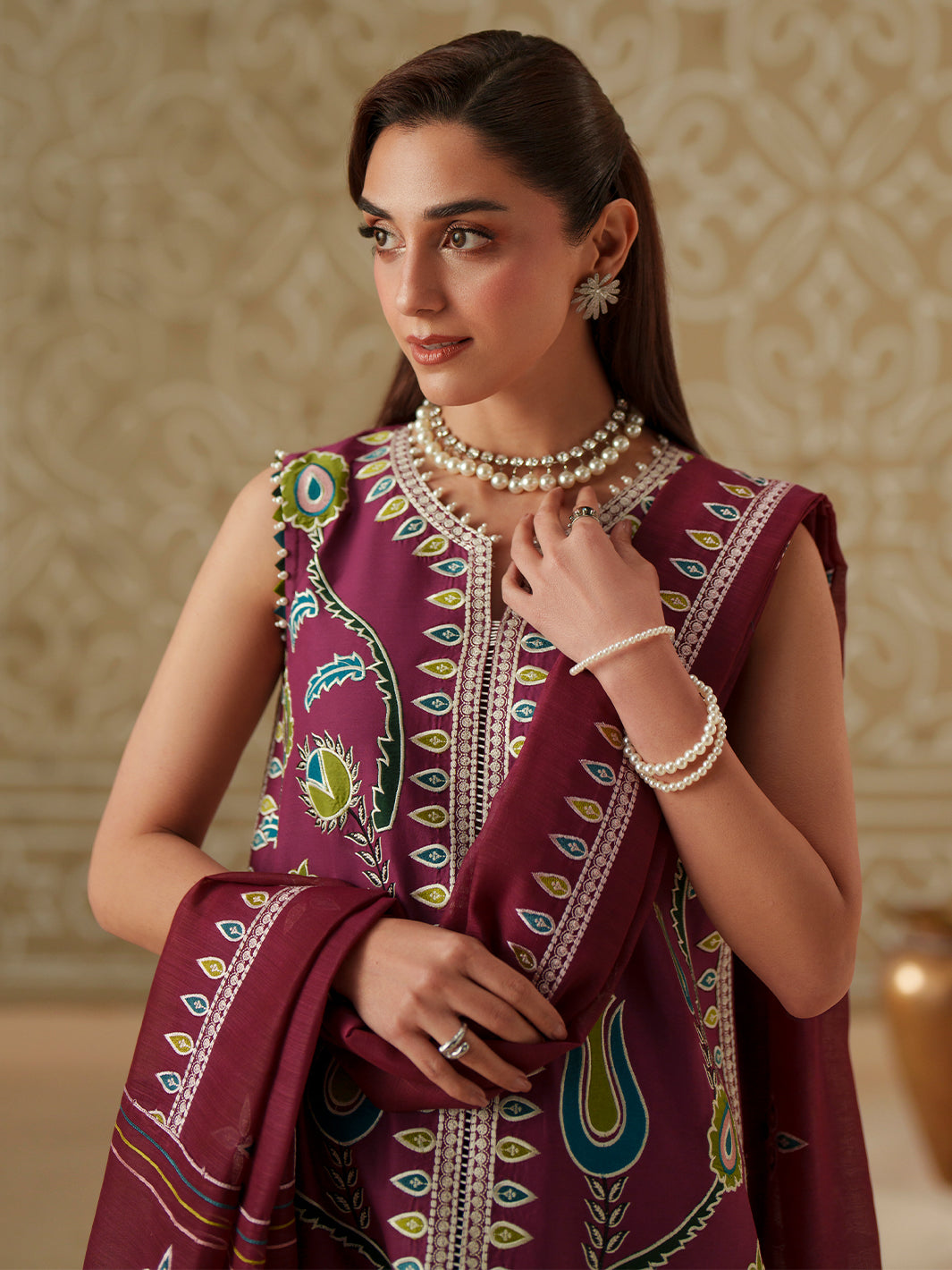 Mashriq 3 PC Luxury Lawn
