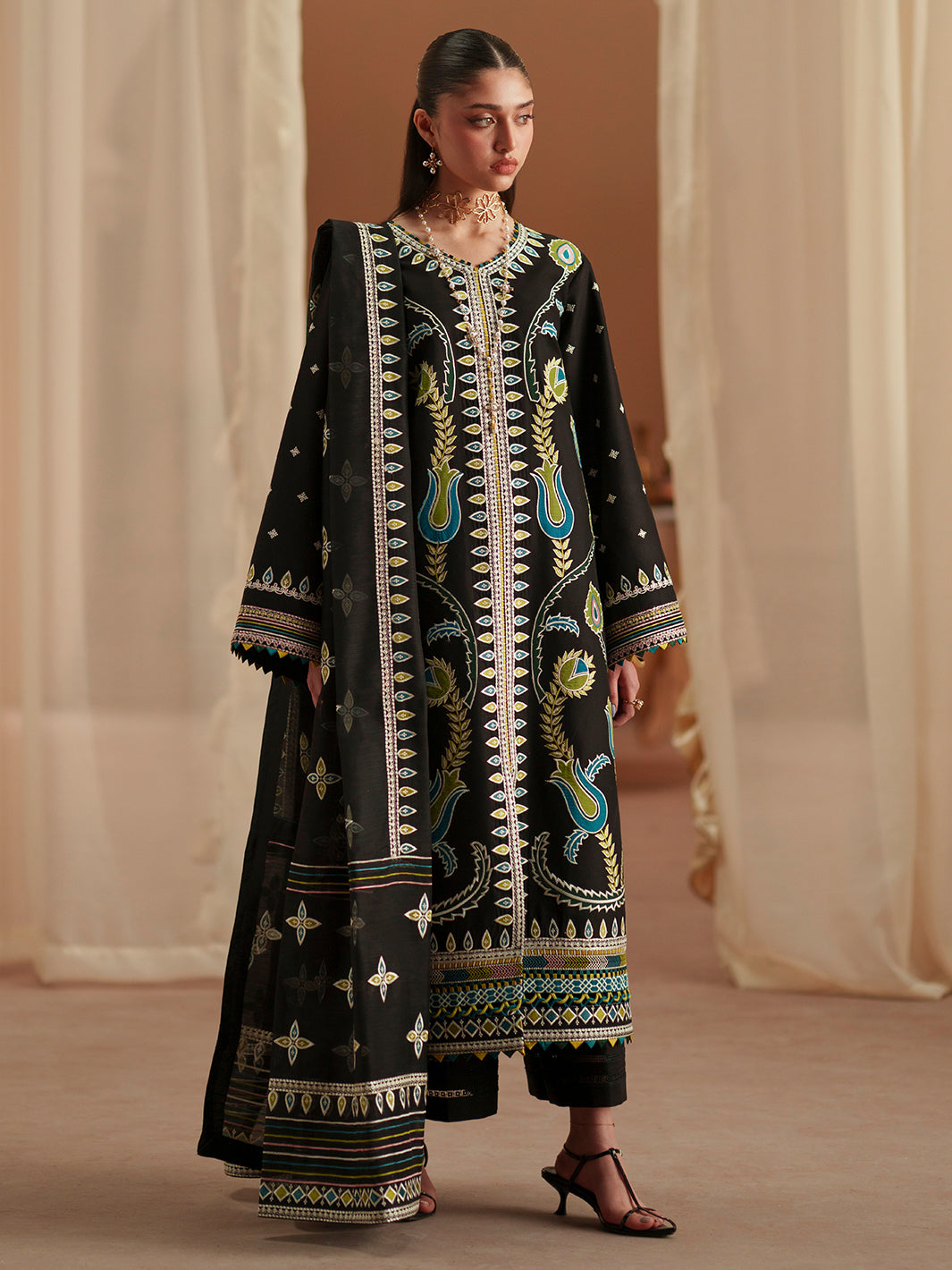Mashriq 3 PC Luxury Lawn