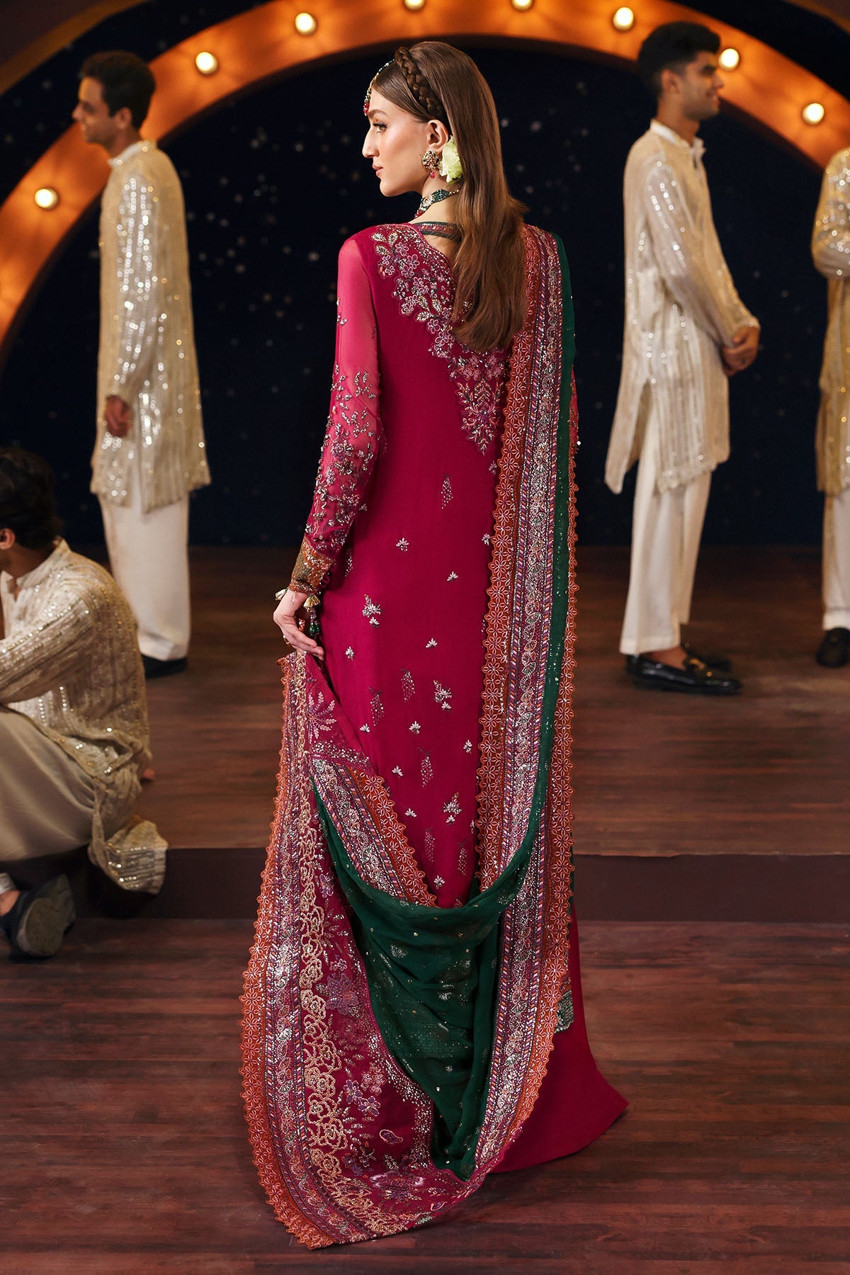 Jhoomro Unstitched Luxury Ensemble