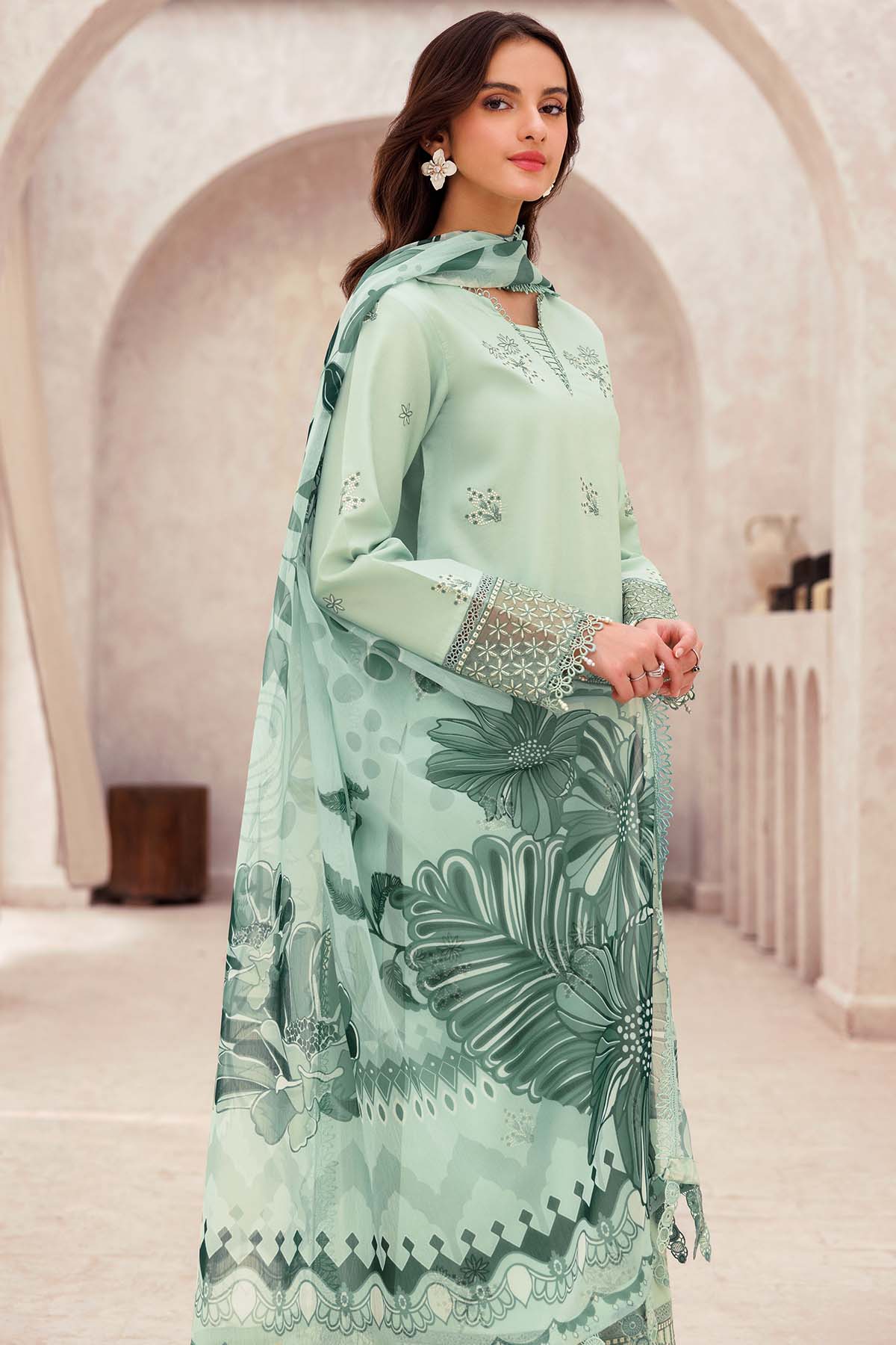 BAHAR EMBROIDERED LAWN