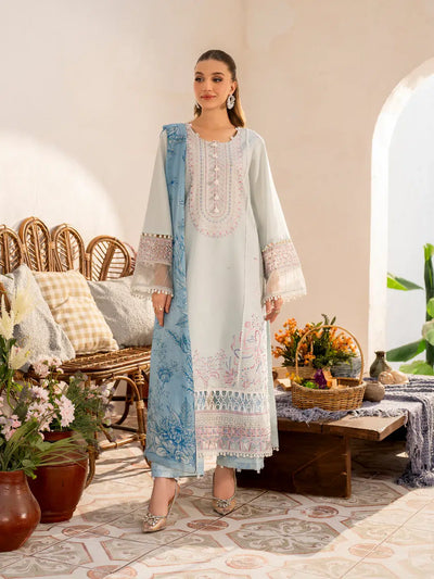 Husn-E-Arah Unstitched Lawn
