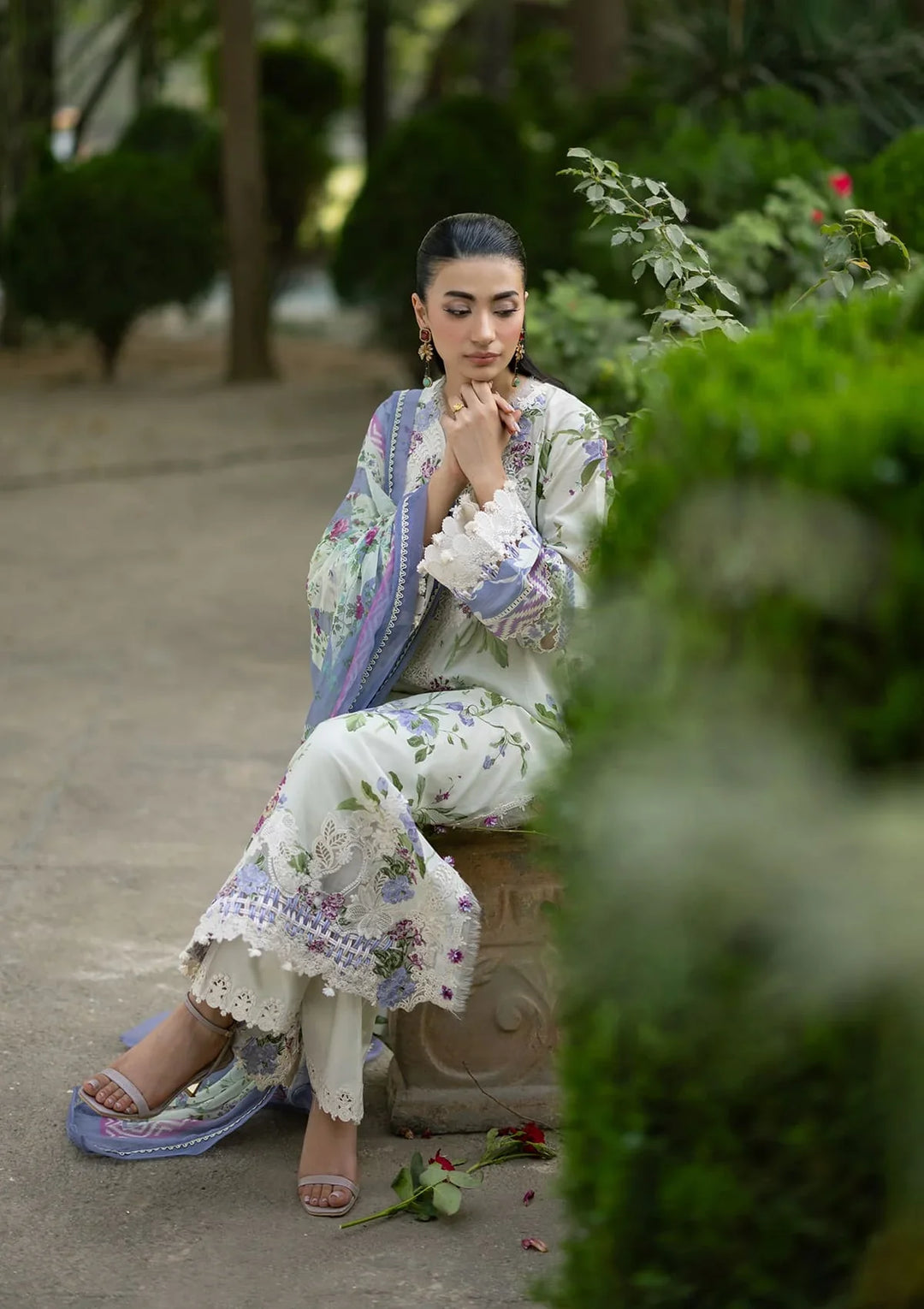 Signature Embroidered Lawn with Chiffon Collection Vol II &