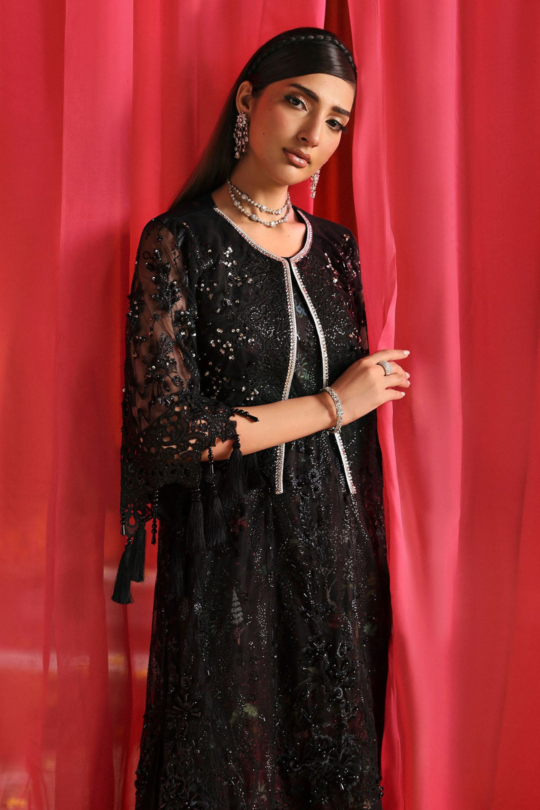 Jhoomro Unstitched Luxury Ensemble