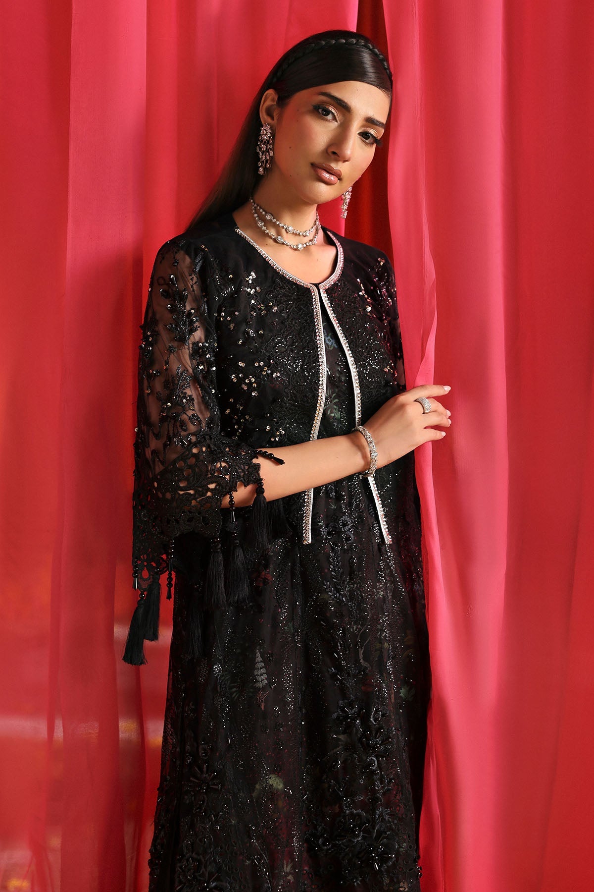 Jhoomro Unstitched Luxury Ensemble