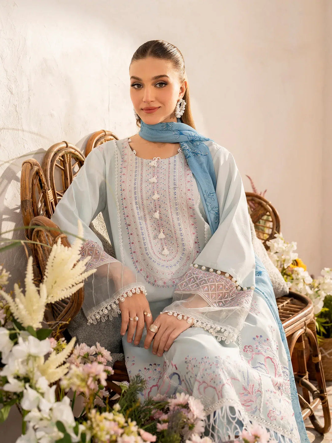 Husn-E-Arah Unstitched Lawn