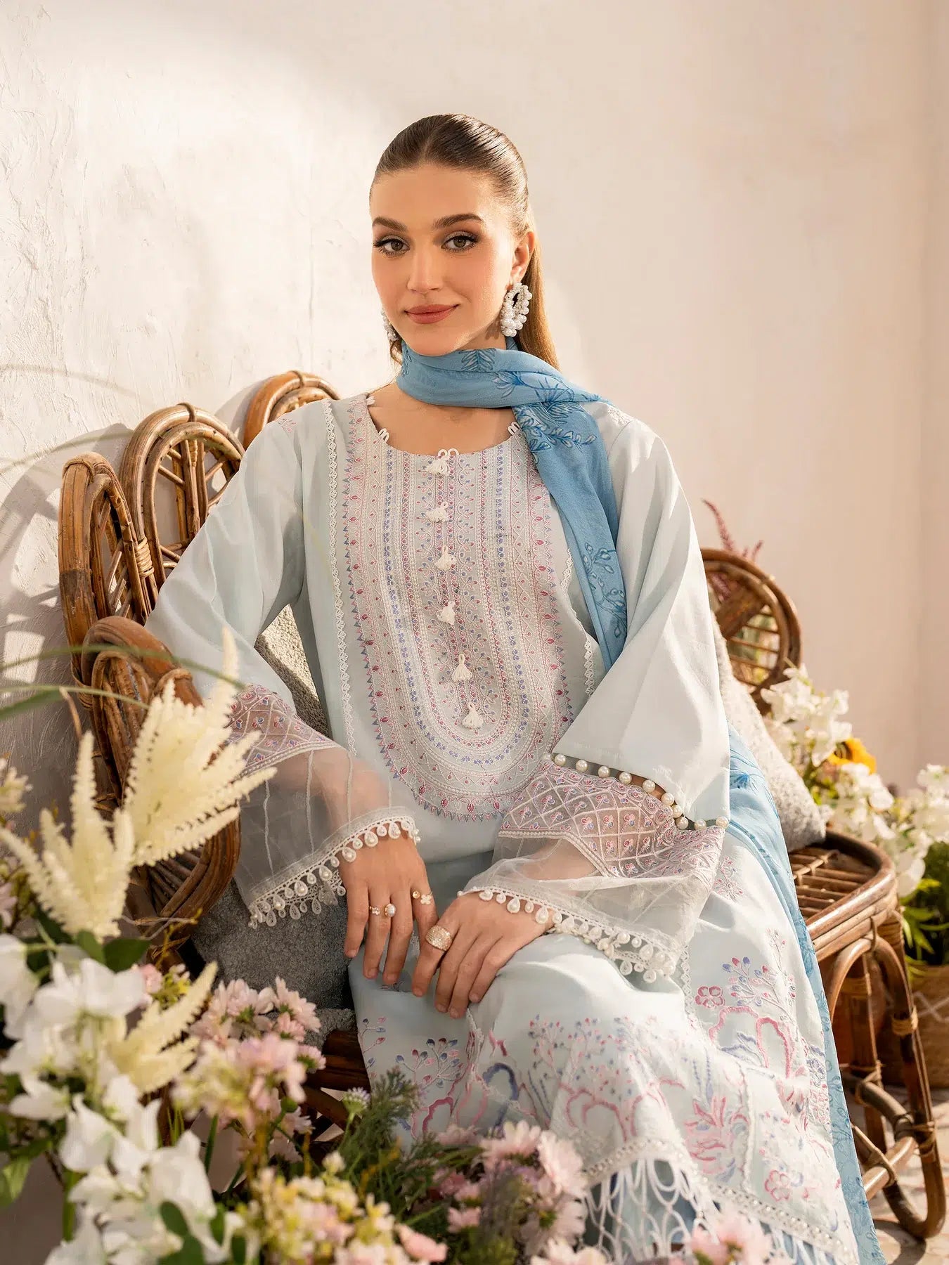 Husn-E-Arah Unstitched Lawn