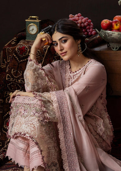 Karandi with Embroidered Chiffon