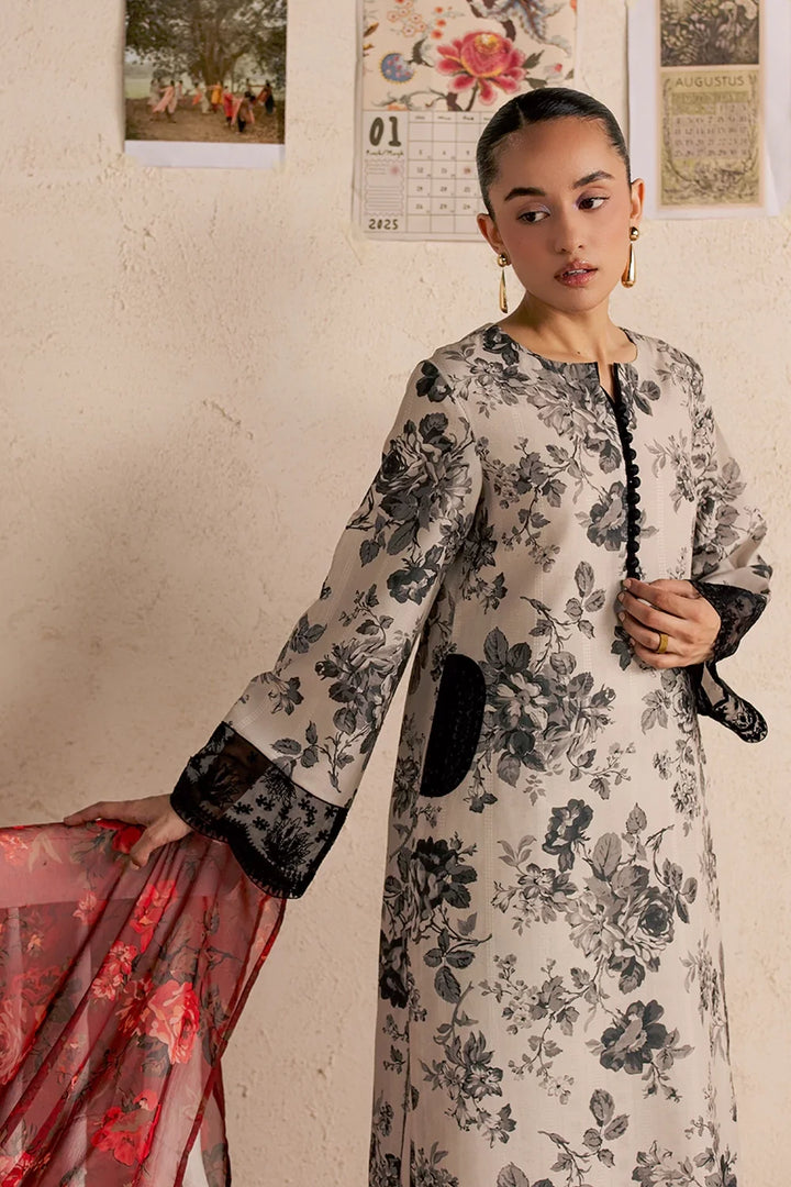 Floral Embroidered 3PC