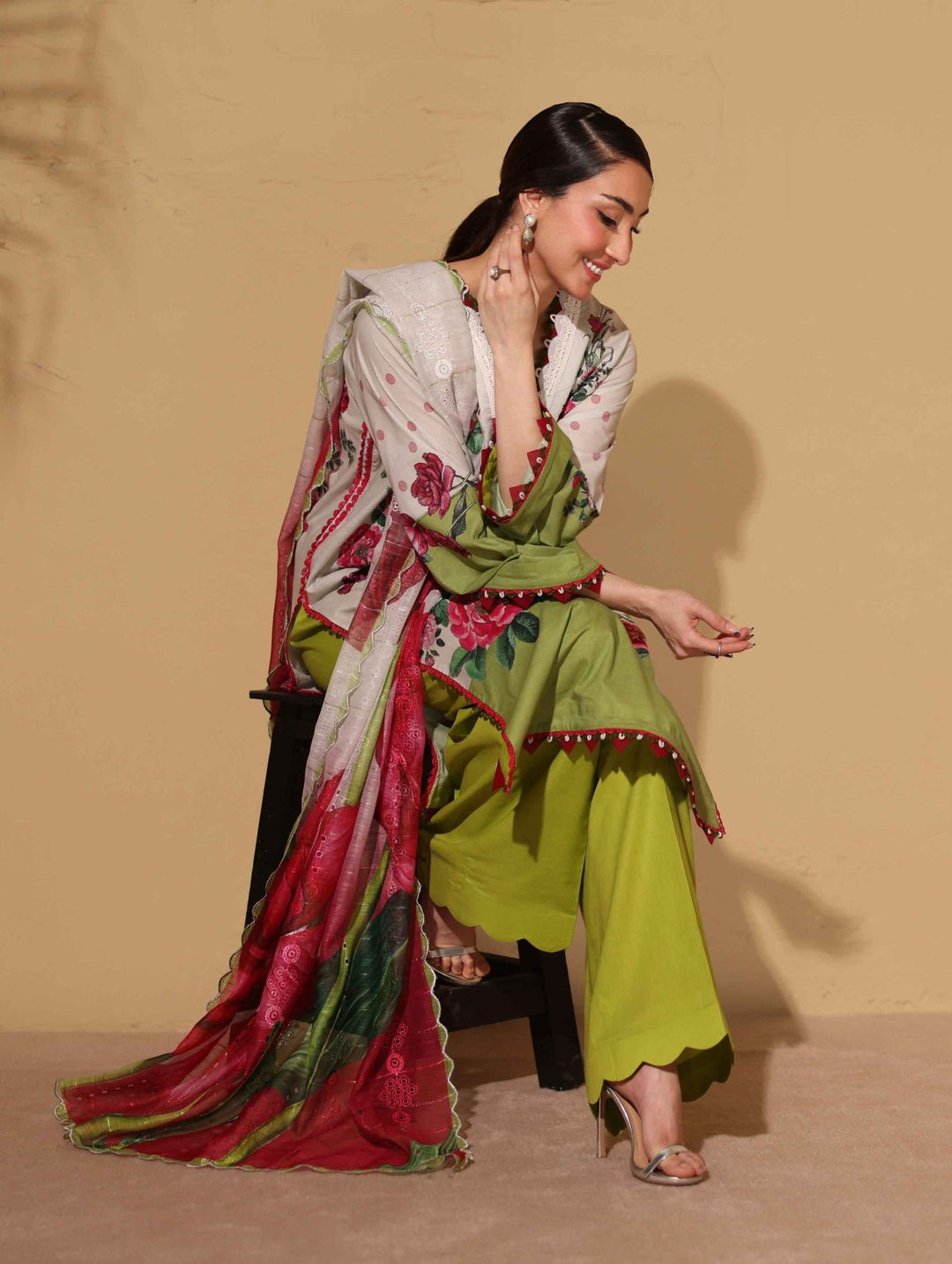signora  Printed Embroidered Lawn