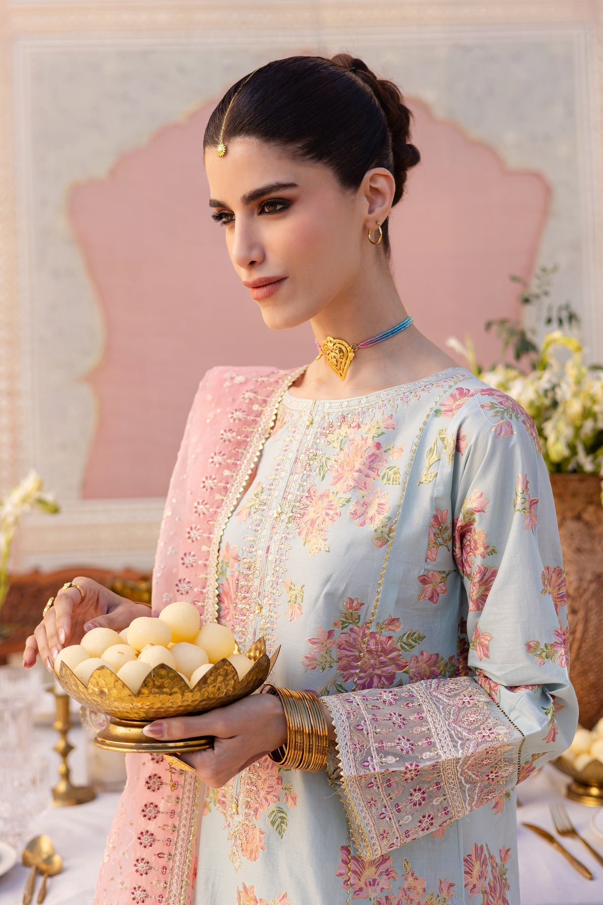 3Pc- Printed Lawn Dress