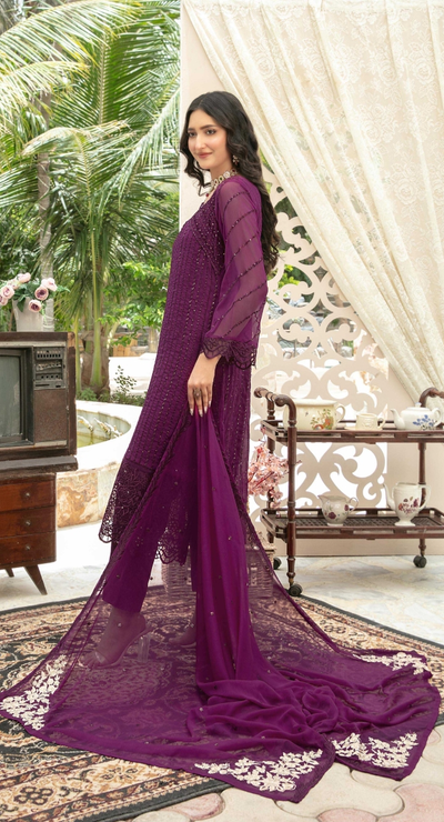 Nuresa Embroidered Fancy Chiffon