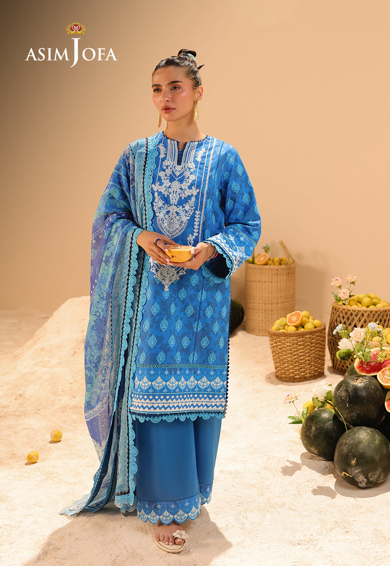 Printed Embroidered Lawn 3 Pcs