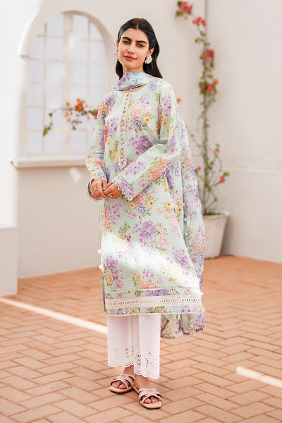 BAROQUE || EMBROIDERED PRINTED LAWN UF-631