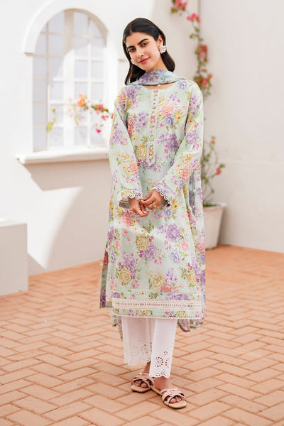 BAROQUE EMBROIDERED PRINTED LAWN