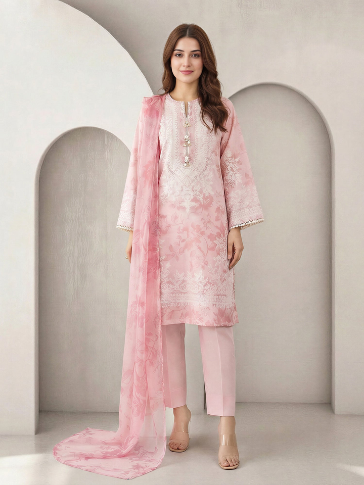 2 Piece Lawn Suit (Unstitched)