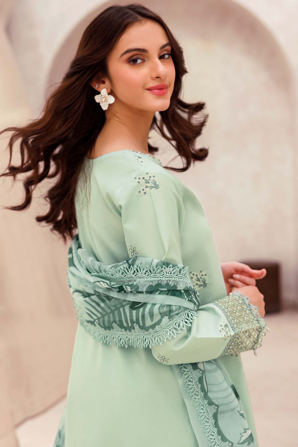BAHAR EMBROIDERED LAWN