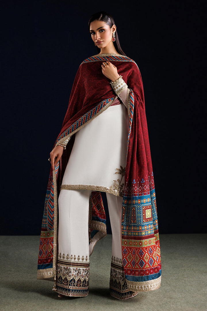 EMBROIDERED CHIFFON