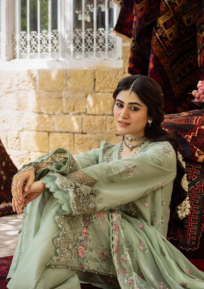 Karandi with Embroidered Chiffon