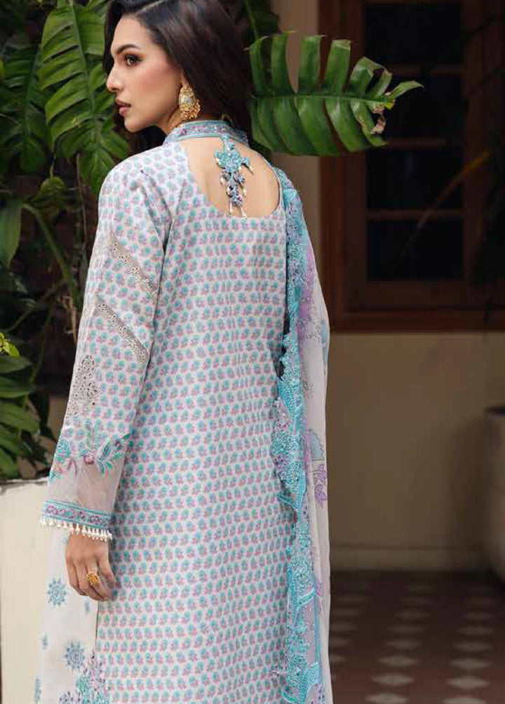 Embroidered Lawn 3 Piece Suit