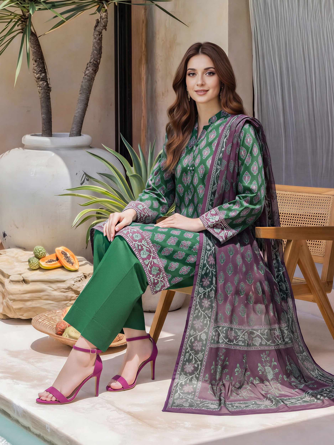Unstitched 3 Piece Suit