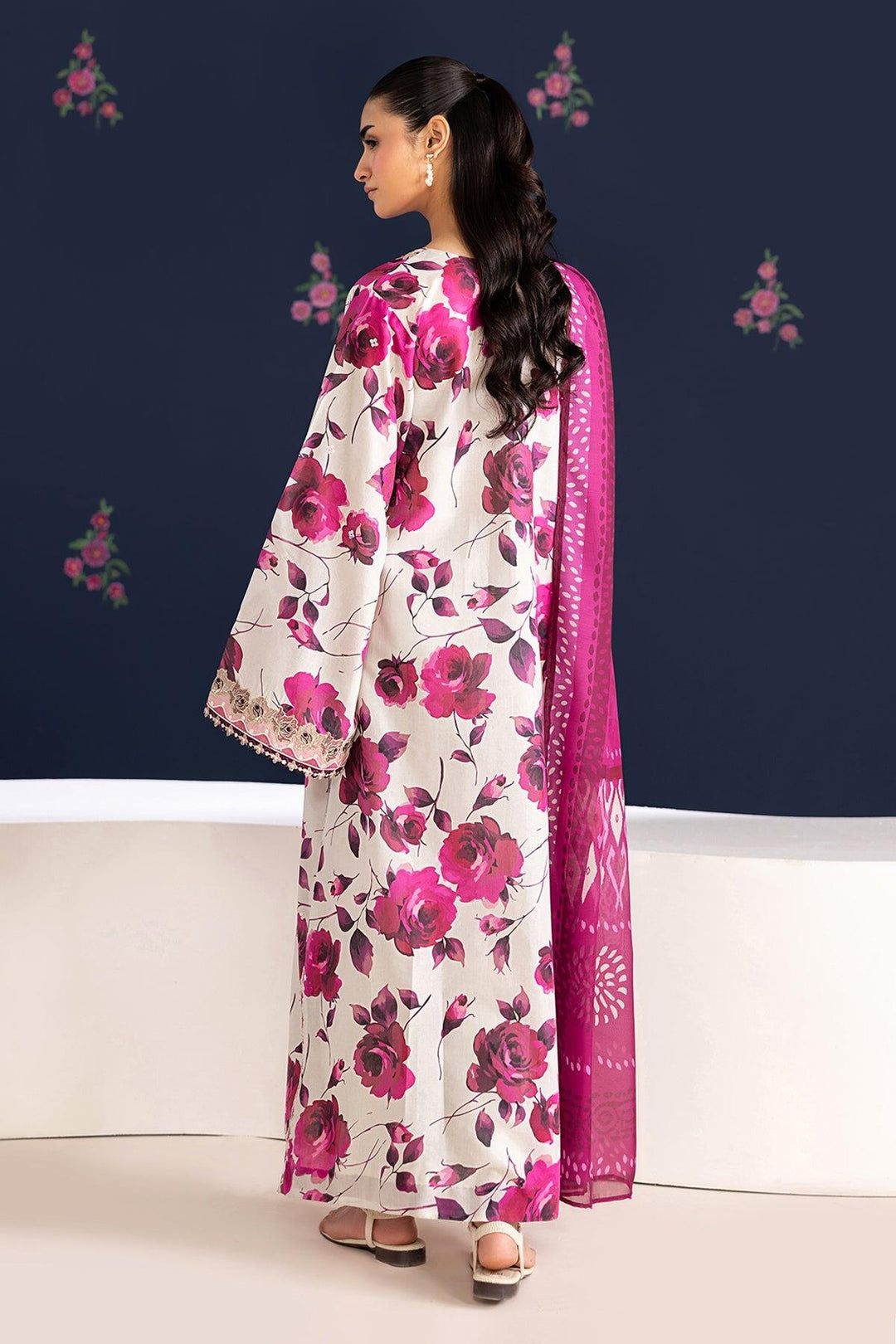 Embroidered Printed Lawn