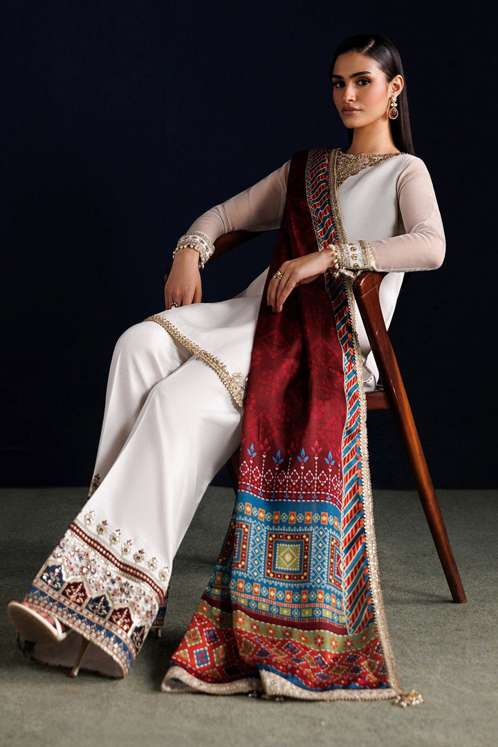 EMBROIDERED CHIFFON