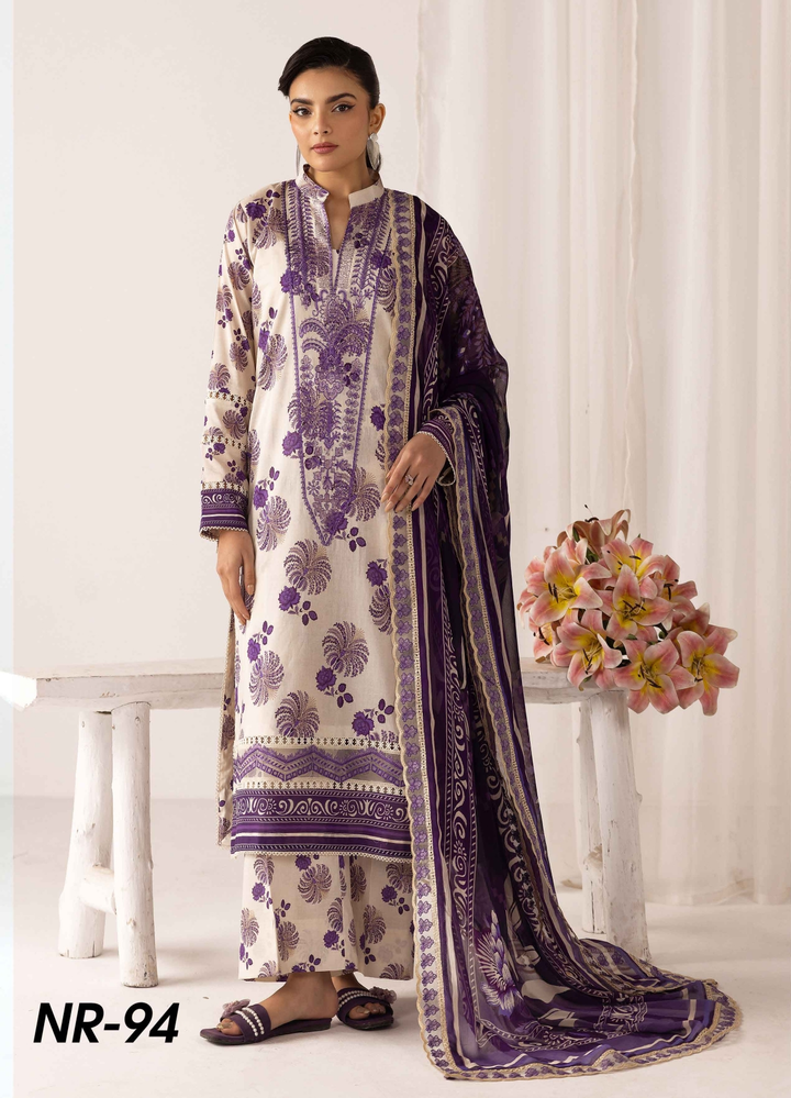 RangRez by NUR Embroidered Lawn