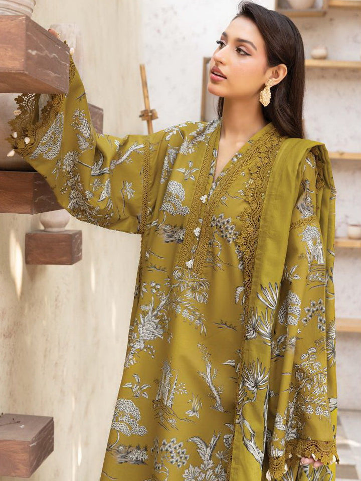 Elaheh Printed Lawn Unstitched 3Pc Suit