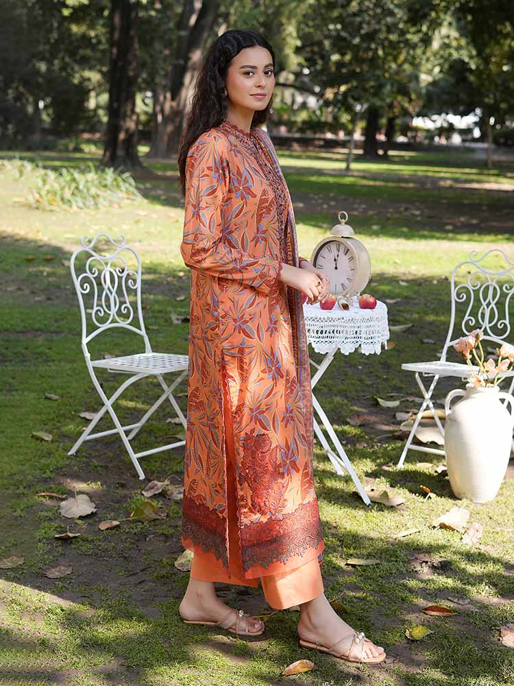 SILSILA 3-Piece Unstitched Digital Printed Lawn Suit