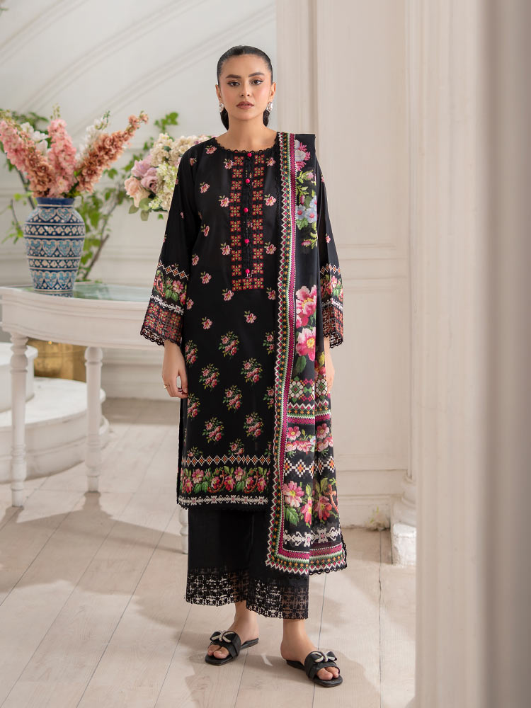 GULL BAHAR 3-Piece Unstitched Digital Printed Lawn Suit
