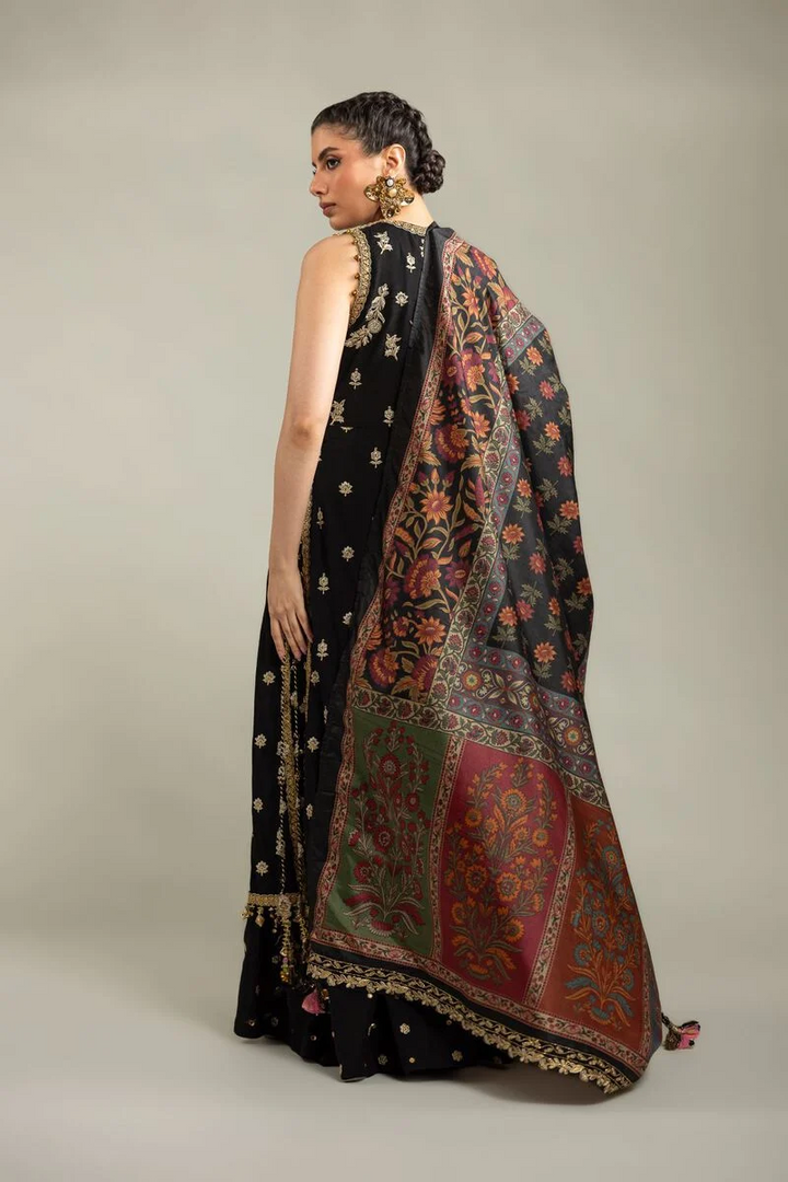 Embroidered | Raw Silk 3-Piece Co-ord Set
