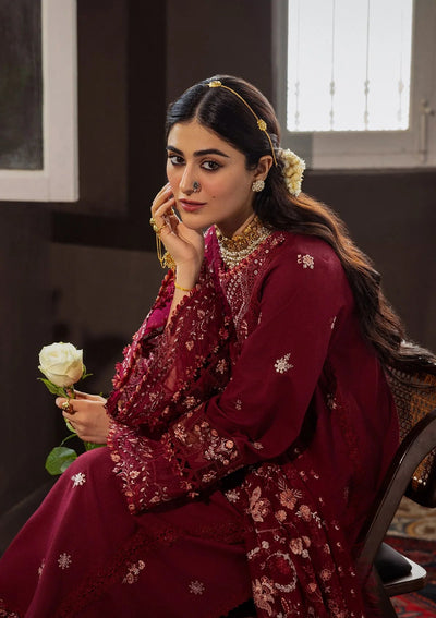 Karandi with Embroidered Chiffon