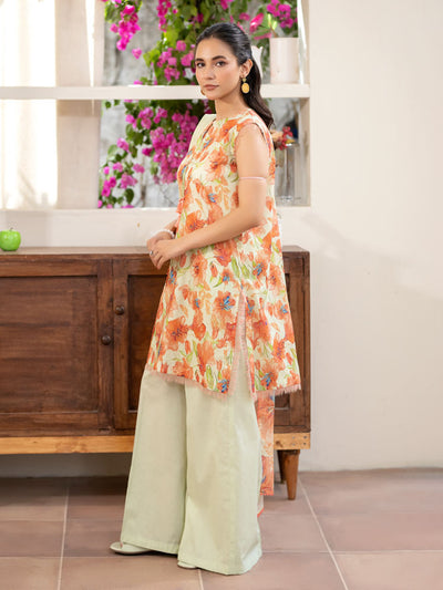 FEROZAN 3-Piece Unstitched Digital Printed Lawn Suit