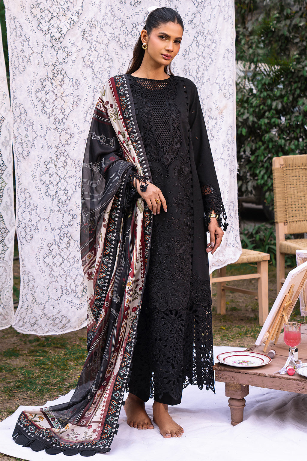 3 PIECE EMBROIDERED LAWN