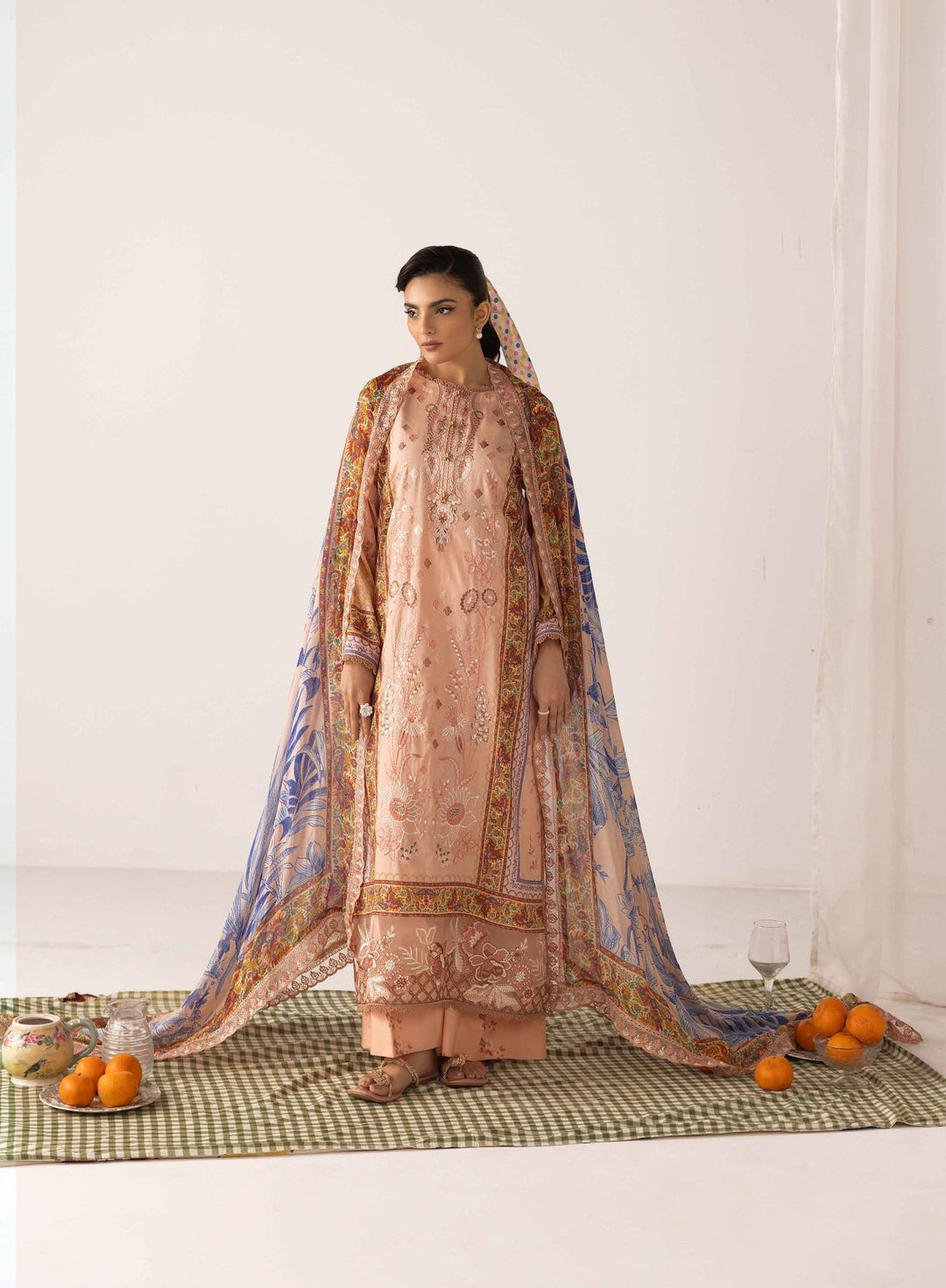 RangRez by NUR Embroidered Lawn