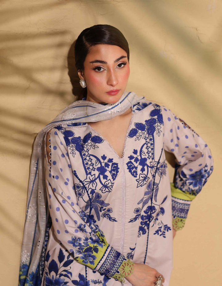 signora  Printed Embroidered Lawn
