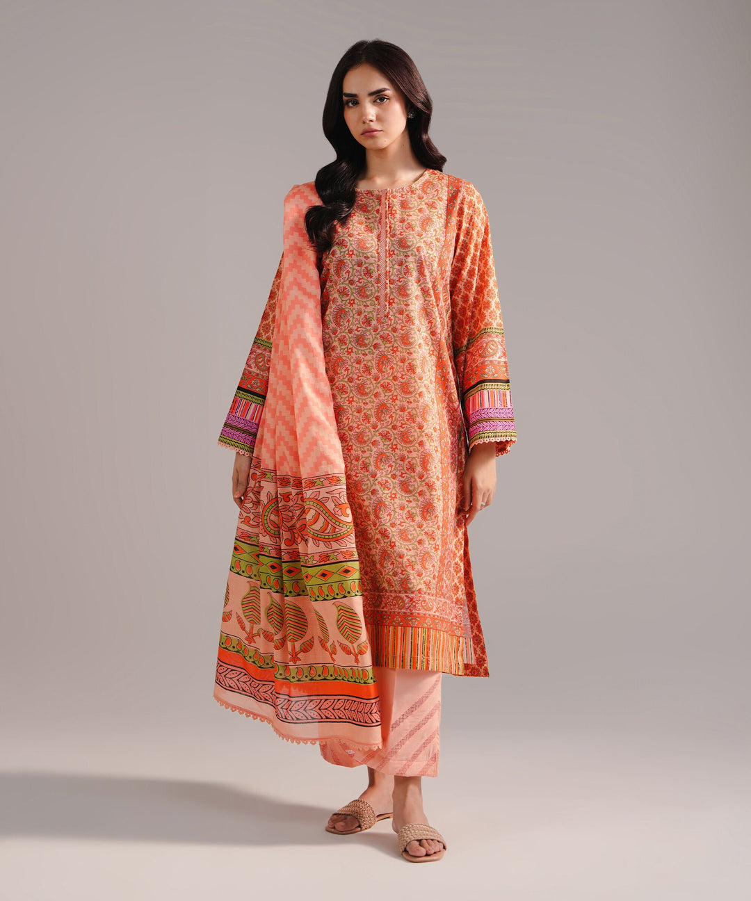 3 Piece - Printed Lawn Suit