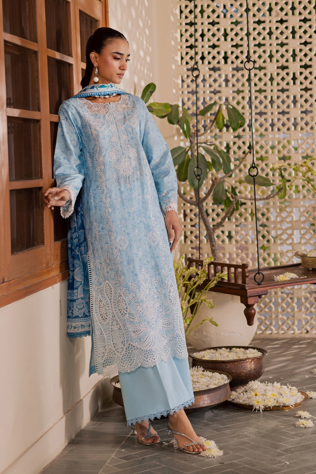 selene premium festive lawn