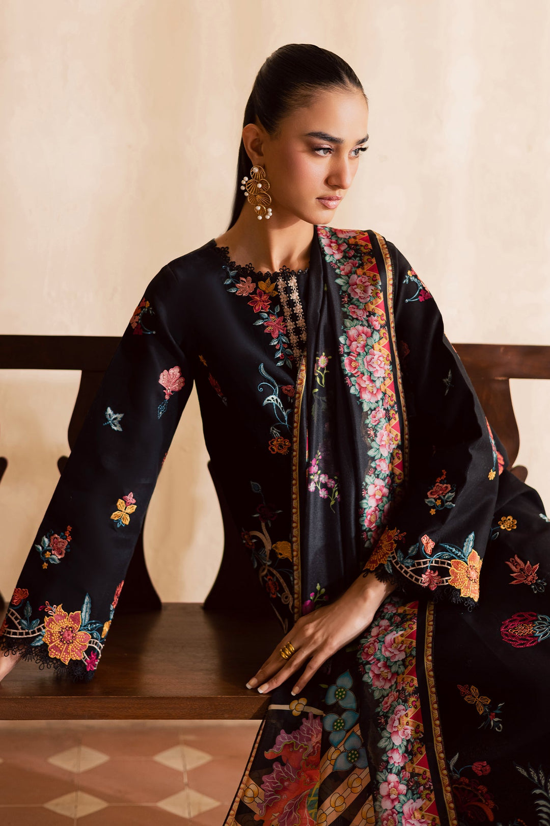 selene premium festive lawn