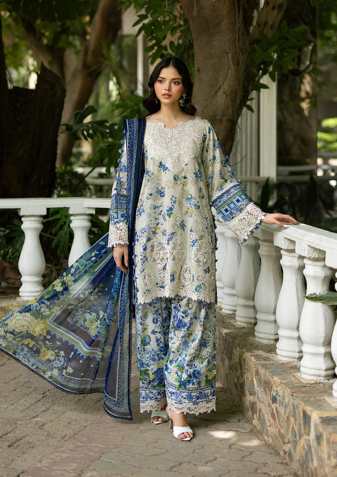 Signature Embroidered Lawn with Chiffon Collection Vol II &