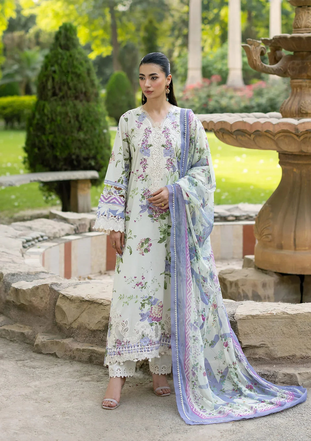 Signature Embroidered Lawn with Chiffon Collection Vol II &