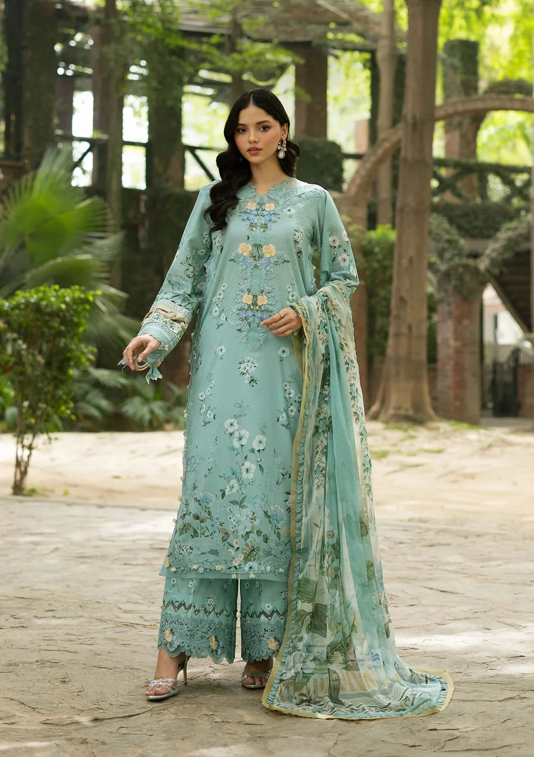 Signature Embroidered Lawn with Chiffon Collection Vol II &
