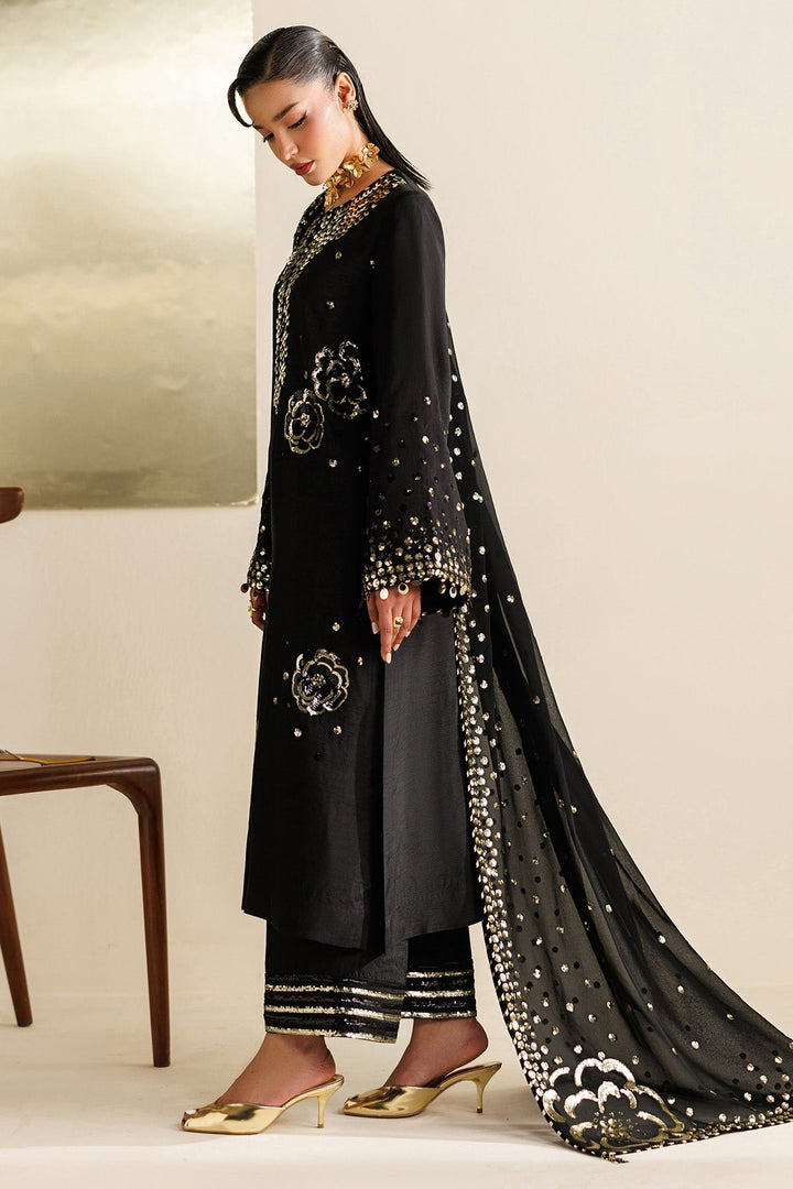 Embroidered Raw Silk