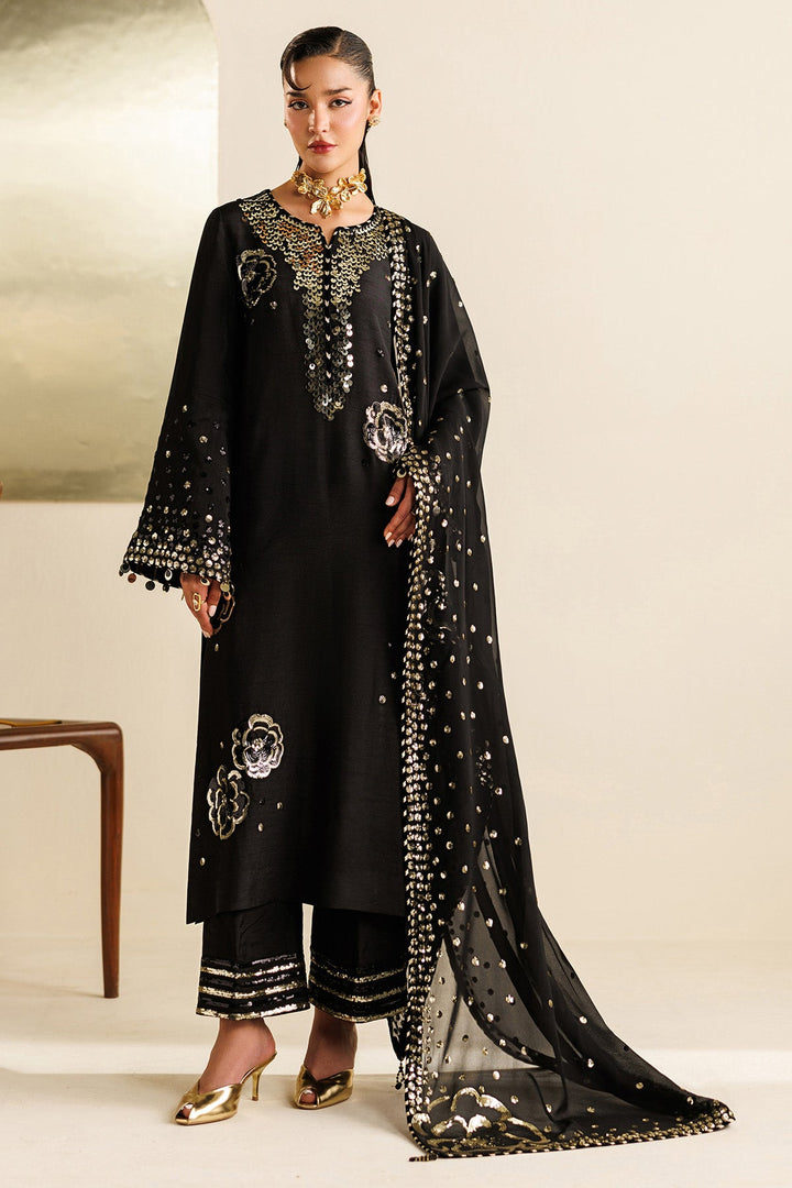 Embroidered Raw Silk