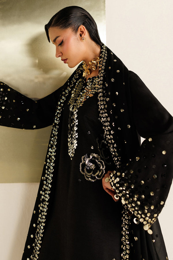 Embroidered Raw Silk
