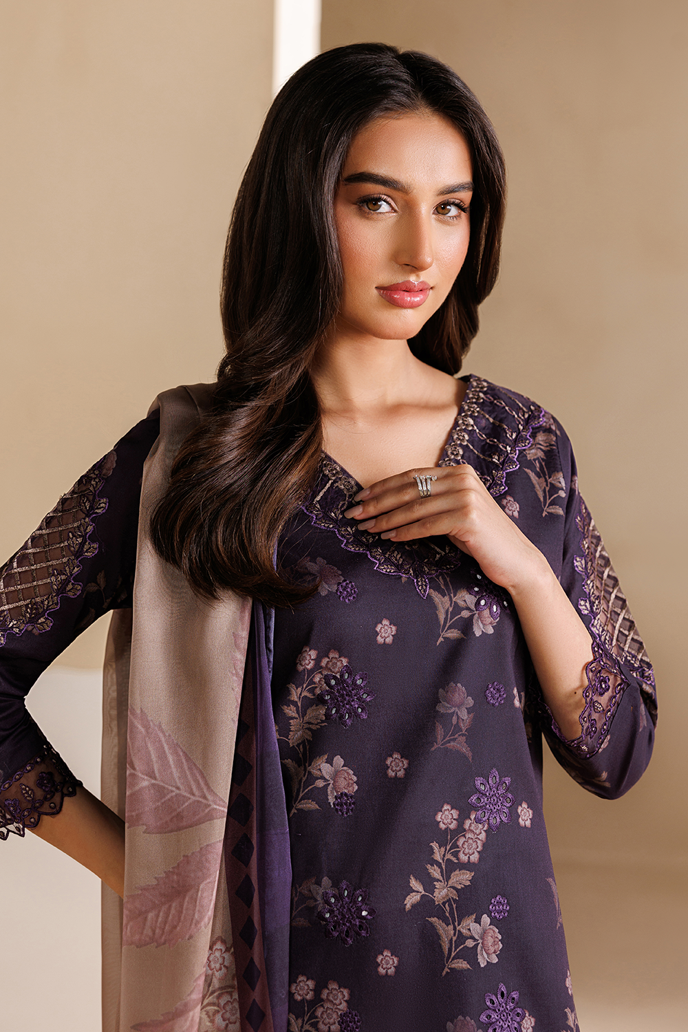 Printed Embroidered Lawn Pret